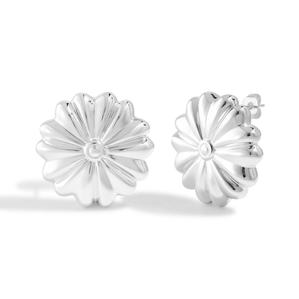 Intricately Braided Pattern Oval Shaped Hoop Earrings with Complex Texture