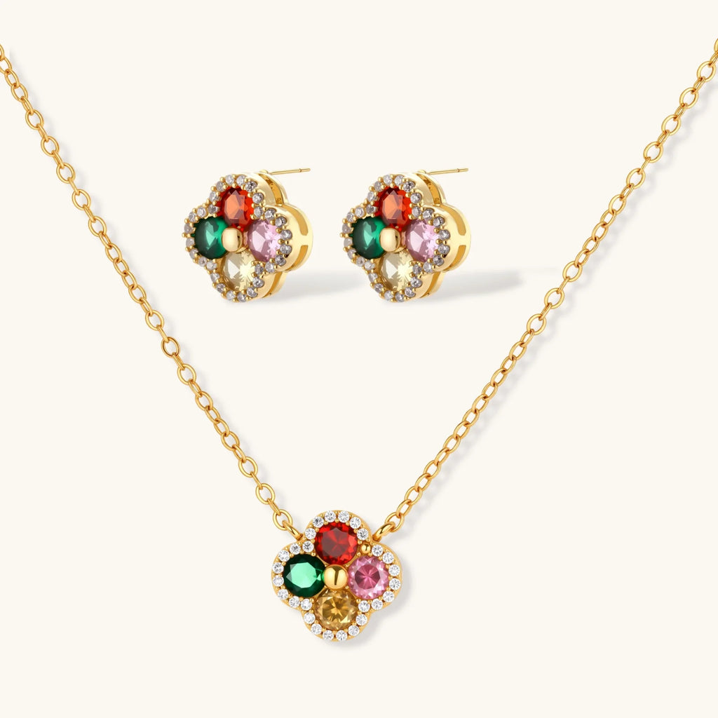 Lucky Clover Jewelry Set by Dilmore