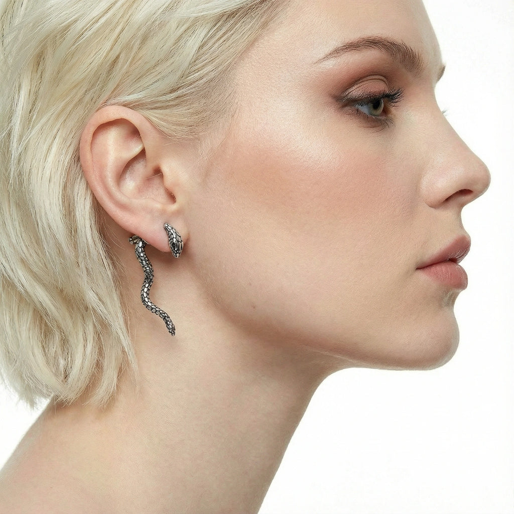 Serpent Spell Earrings by Dilmore