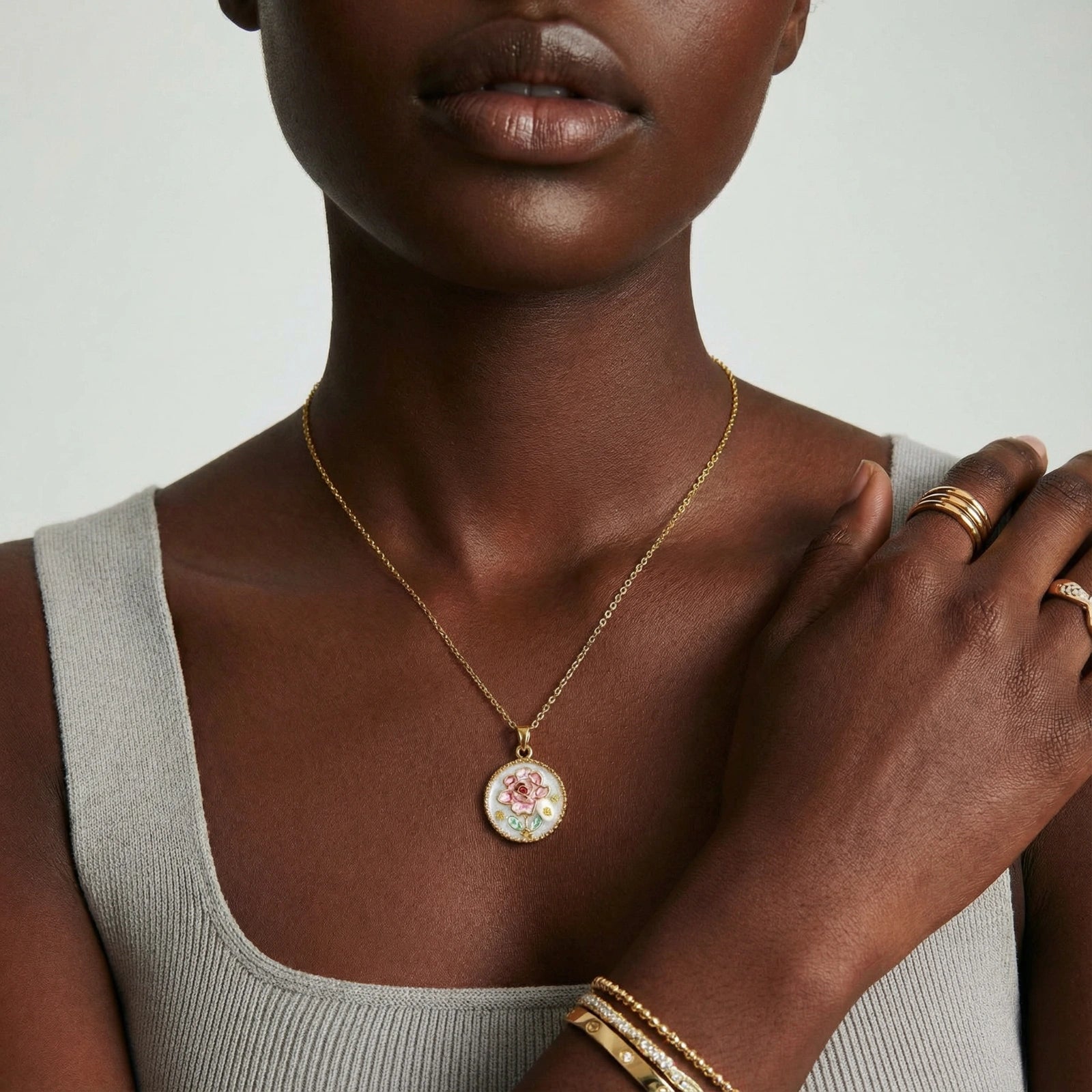 Rose Garden Dreams Necklace by Dilmore