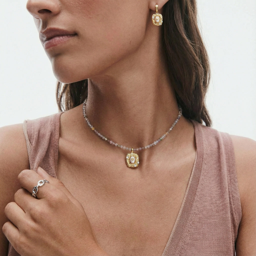 Baroque Dreams Gemstone Necklace by Dilmore