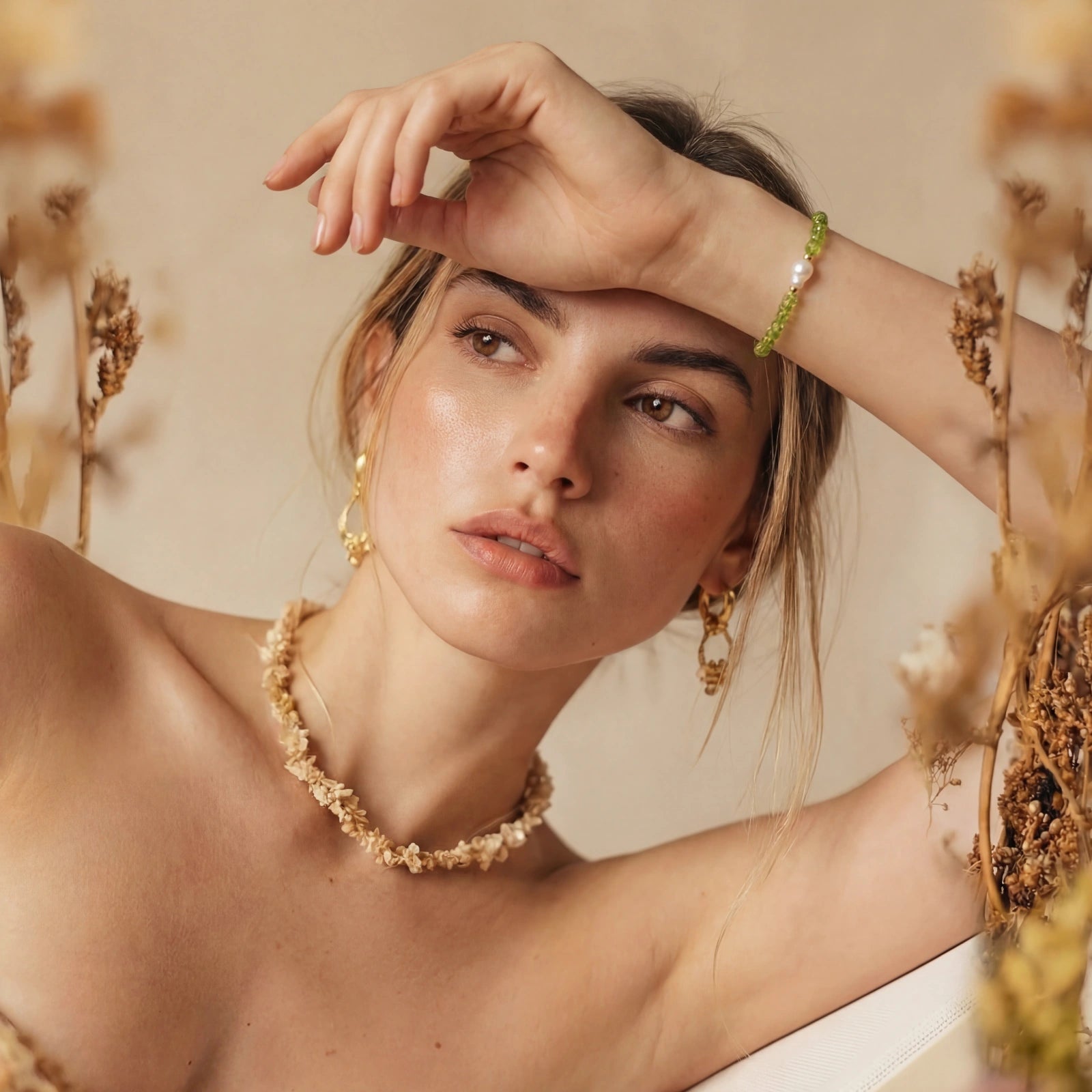 Peridot Dreams Bracelet by Dilmore