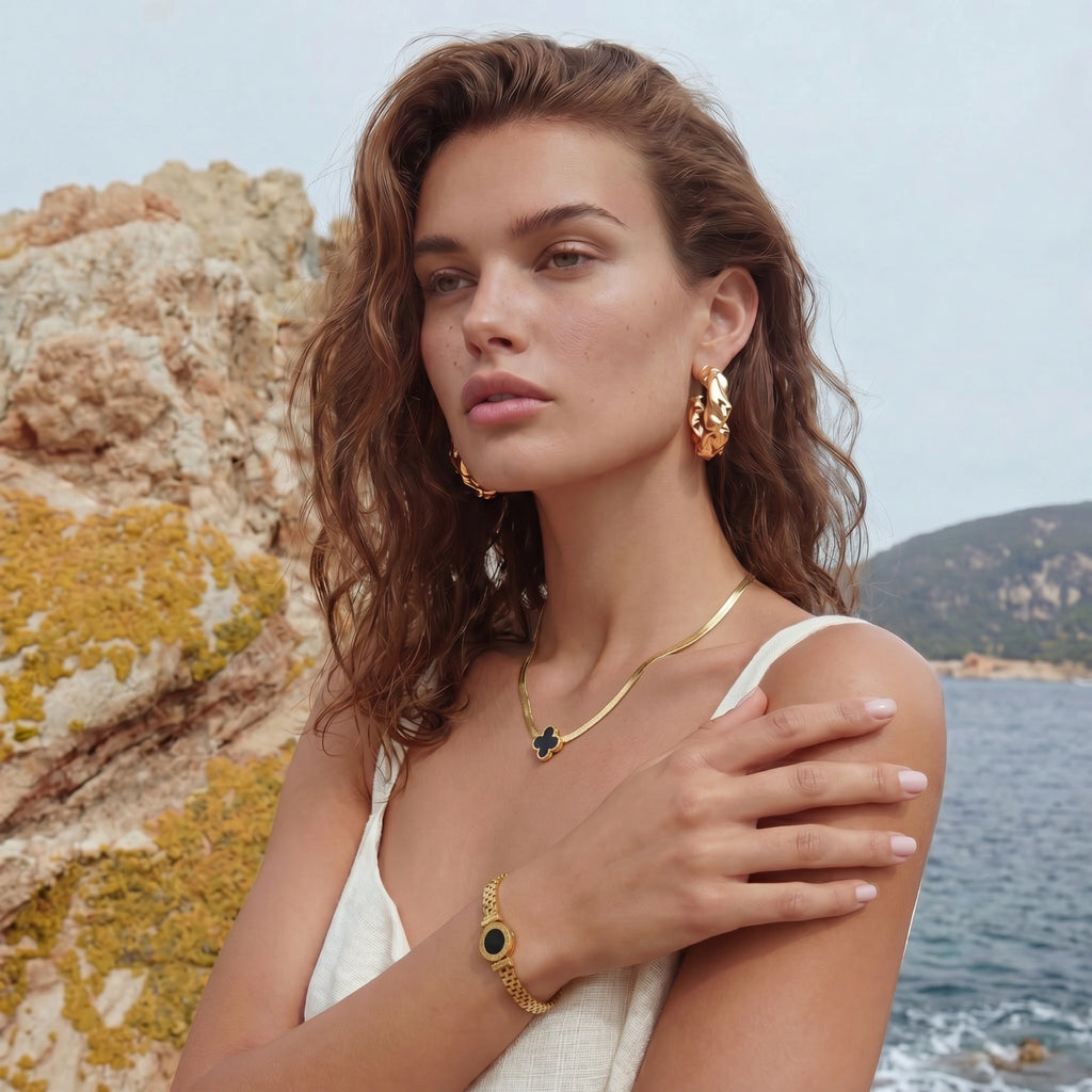 Lucky Clover Necklace by Dilmore