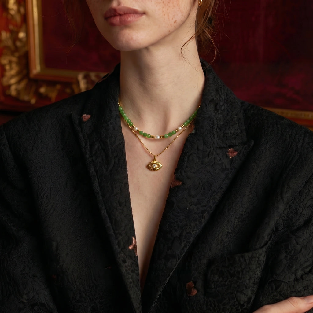 Mystic Eye Layered Necklace by Dilmore
