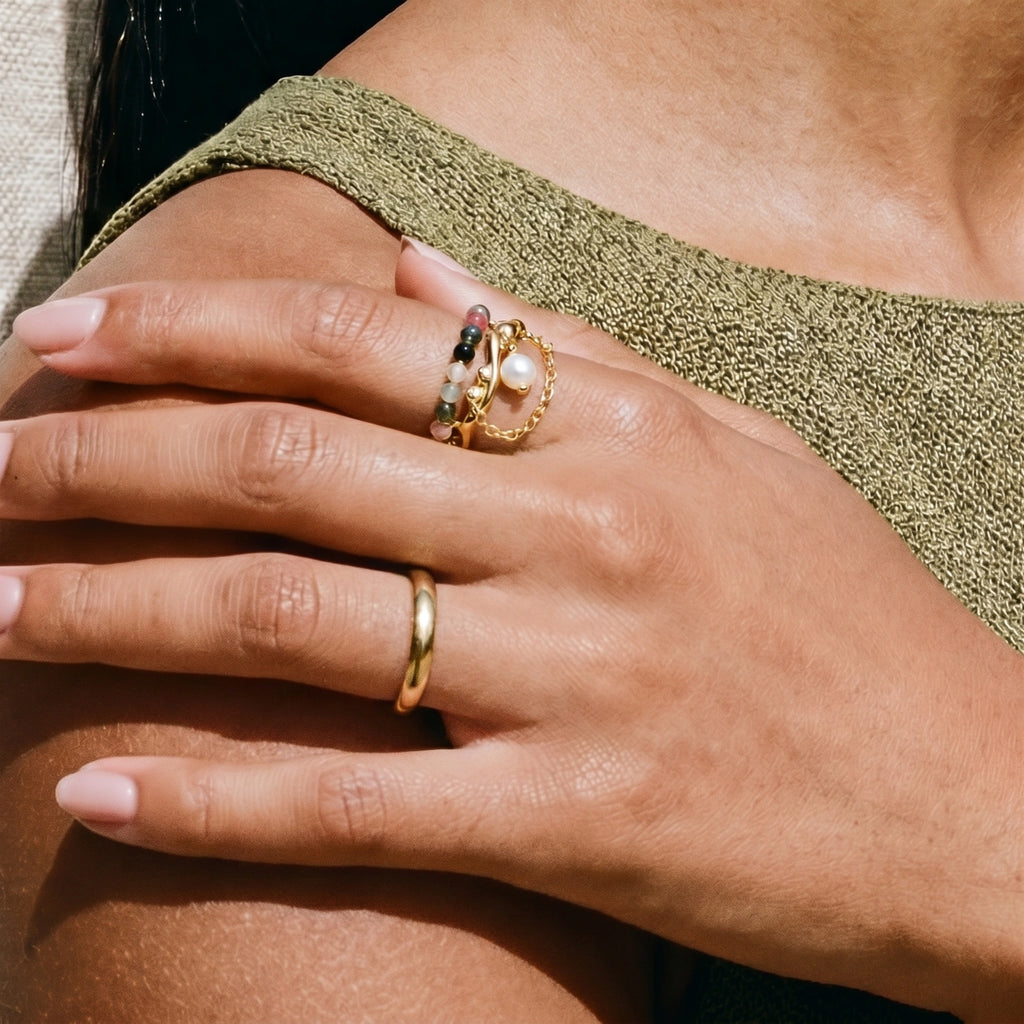 Aurora Chain Ring by Dilmore