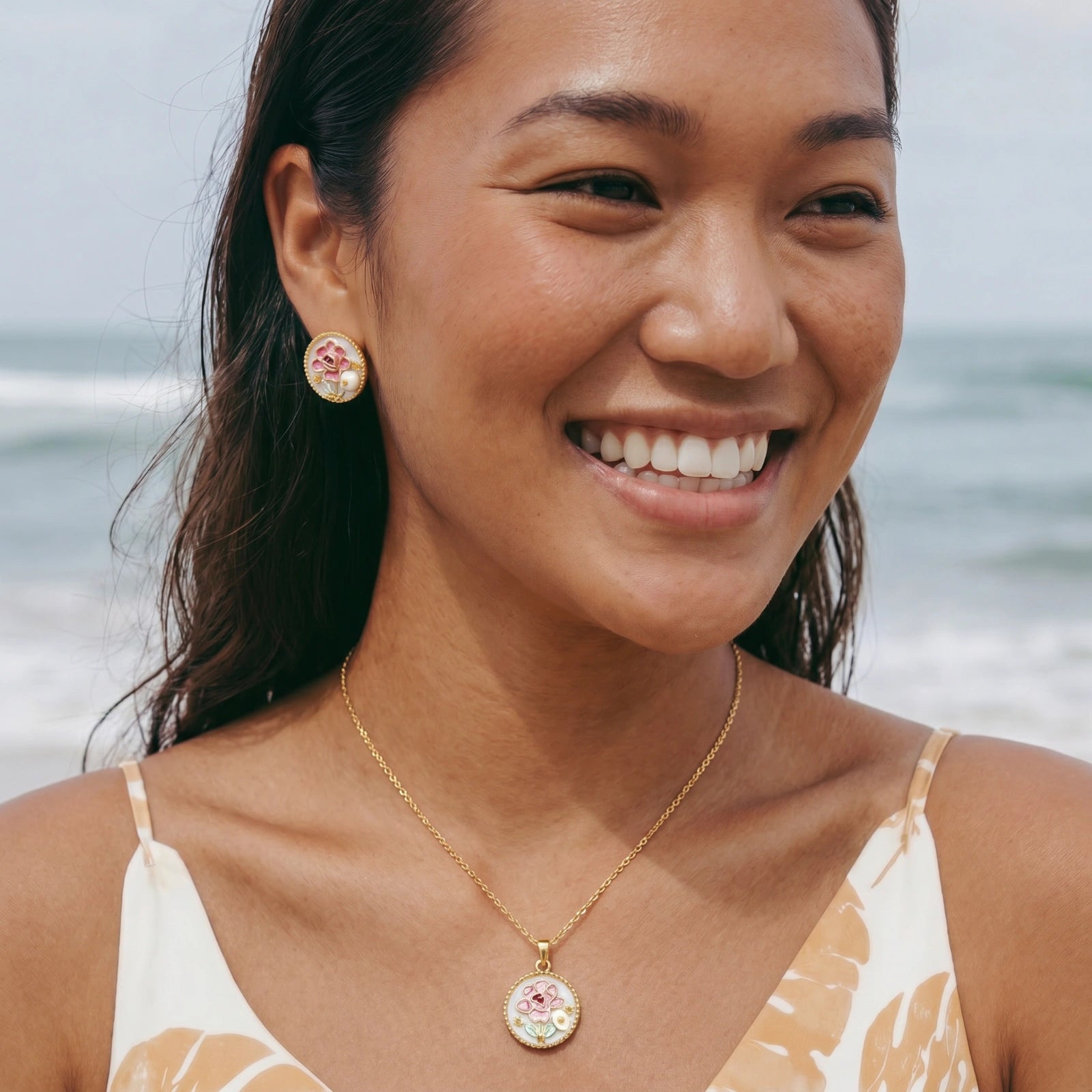 Rose Garden Dreams Necklace by Dilmore