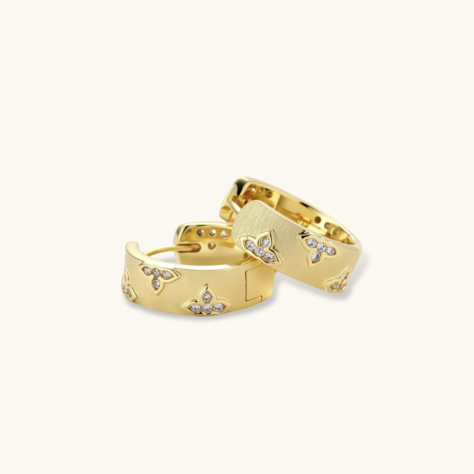 Bloom Hoop Earrings by Dilmore