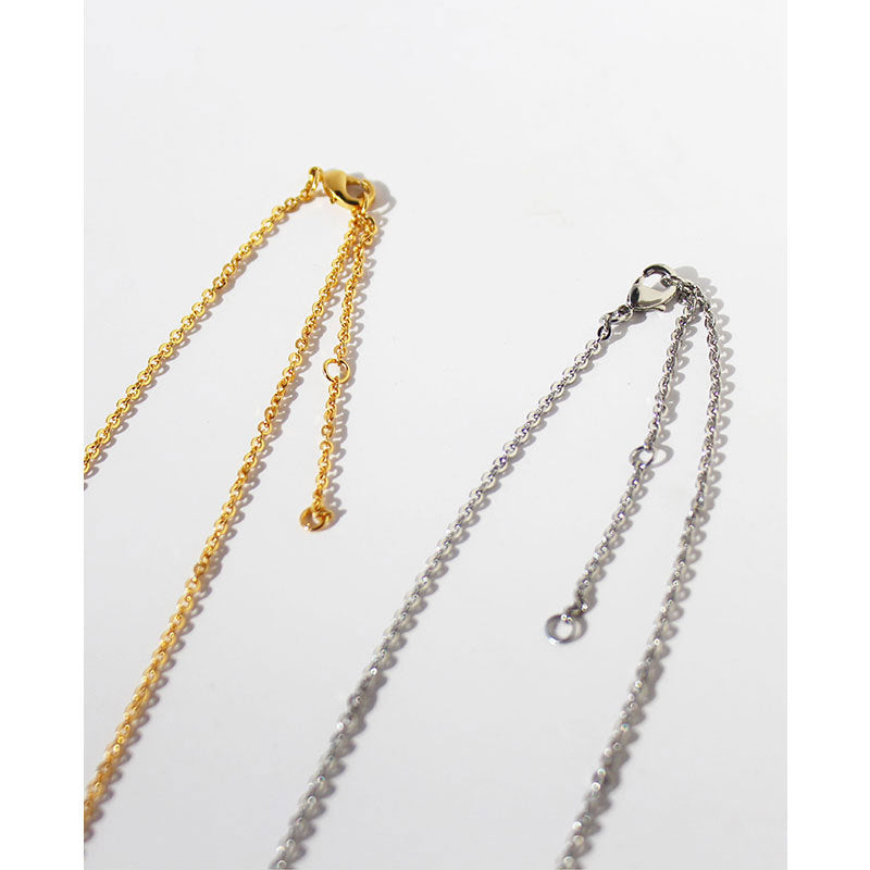 Gold and Silver-Tone Metal Shell Women's Necklace