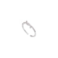 Minimalist Snake Wrap Ring with Sparkling Stones for Women
