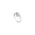 Adjustable Snake-Inspired Diamond Ring for Women - Elegant and Versatile Design