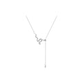 Snake Pendant Adjustable Titanium Steel Necklace for Women - Minimalist Zodiac Design