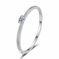 Bracelet with Double Row Full-Cut Moissanite Stones in Platinum-Plated 925 Sterling Silver, Minimalist High-End Design