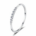 Bracelet with 2.5 Carat Moissanite Bubbles and 925 Sterling Silver Plated PT950 Gold Finish