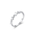 Sweet Girl Flying Butterflies CZ 925 Sterling Silver Ring