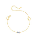 Girl Cute Hollow Cat Head CZ 925 Sterling Silver Bracelet
