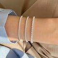 Fashion Micro Setting CZ 925 Sterling Silver Bracelet