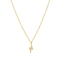 Casual CZ Lighting Gift 925 Sterling Silver Necklace