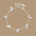Office Cute Shell Pearl  Conch 925 Sterling Silver Bracelet