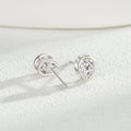 Fashion Ear Jewelry Luxury Teardrop CZ S925 Sterling Silver Stud Earrings