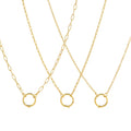 Minimalist Round Spring Clasp 925 Sterling Silver Chain Necklace DIY Charm Holder Layered Collarbone Necklace