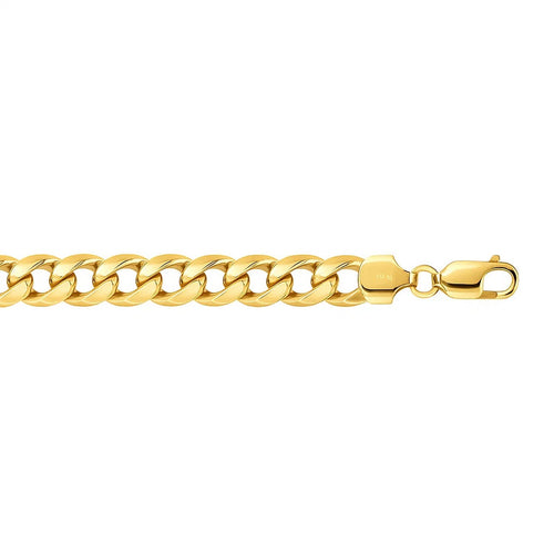 10k Yellow Gold Light Miami Cuban Bracelet (8.00 mm)