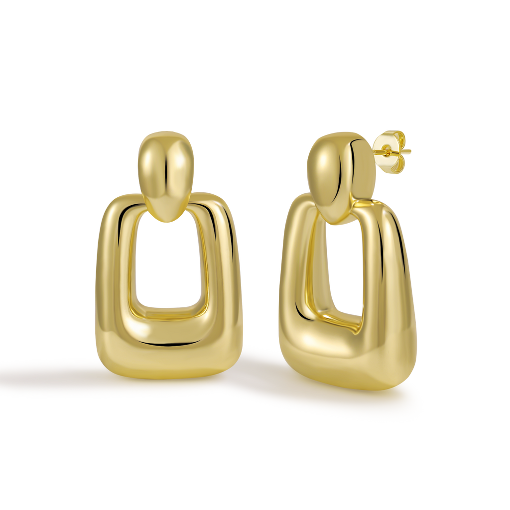Classic Spherical Ball Stud Earrings with High-polish Finish