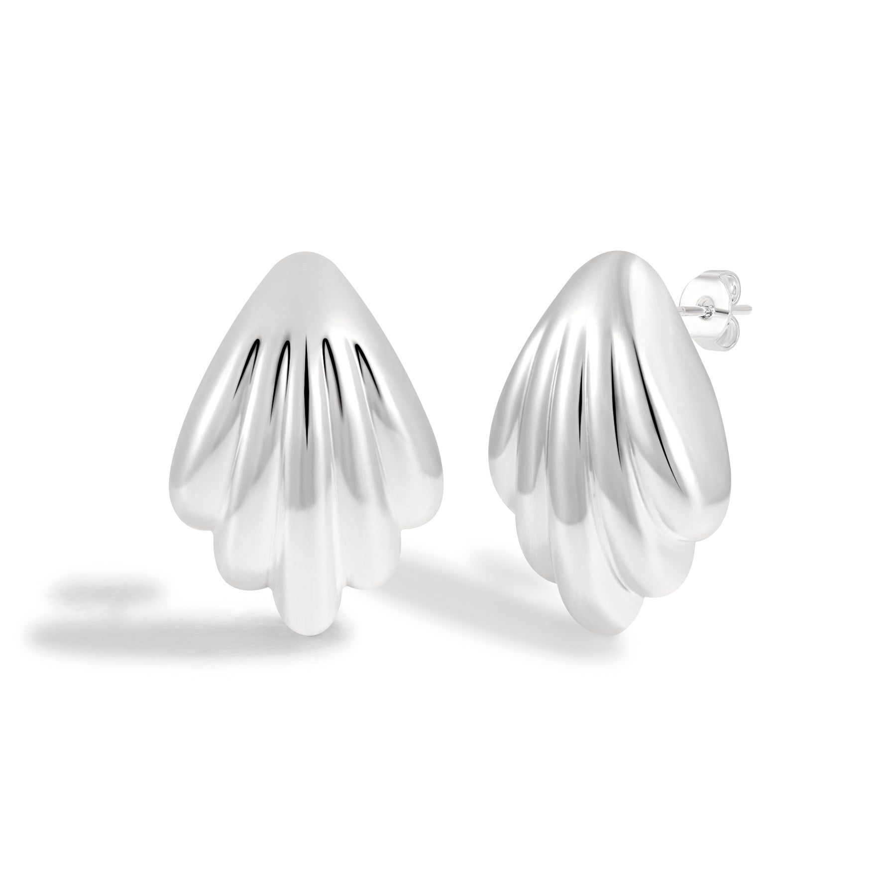 Nautical Inspired Twisted Rope Texture Oval Hoop Earrings with Marine Elements