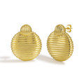 Minimalist Simple Open Teardrop Outline Earrings with Clean Lines