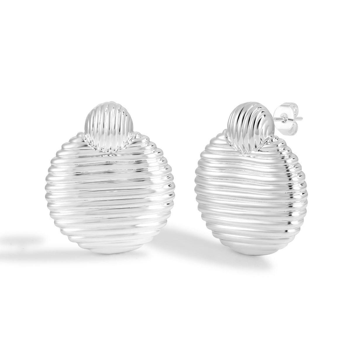 Minimalist Simple Open Teardrop Outline Earrings with Clean Lines