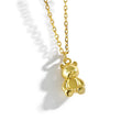 Cute Mini Bear Animal 925 Sterling Silver Necklace