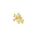 Gift Lucky Clover Flower 925 Sterling Silver Non-Pierced Earring(Single)