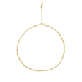 Fashion Irregular Golden Hollow Chain 925 Sterling Silver Necklace