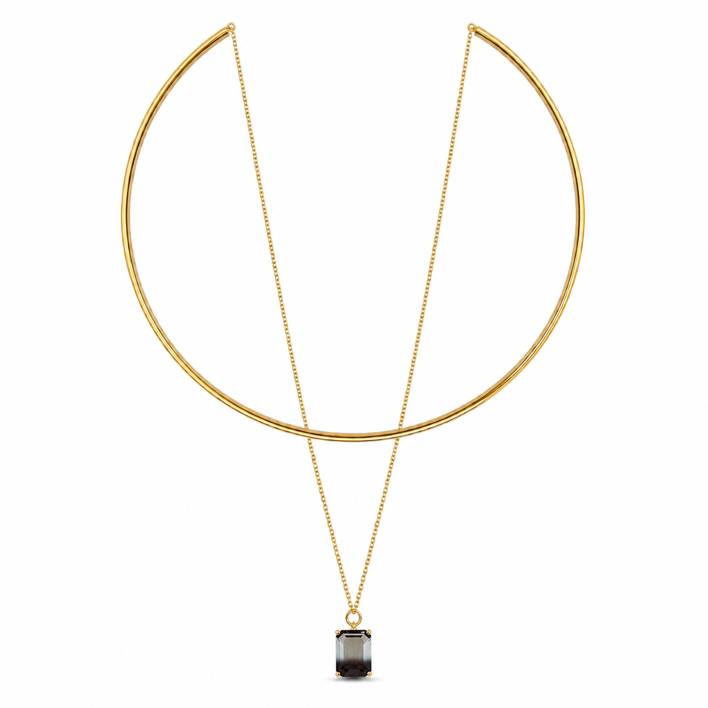 925 Sterling Silver Multi Wear Layered Open Choker Elegant Pearl Drop Pendant Collar Necklace