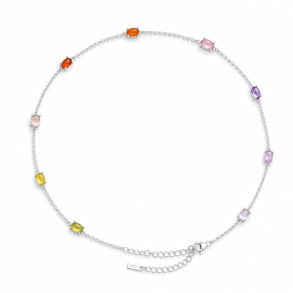 Double Layer Chain Inspired Pearl Open Collar Choker Necklace