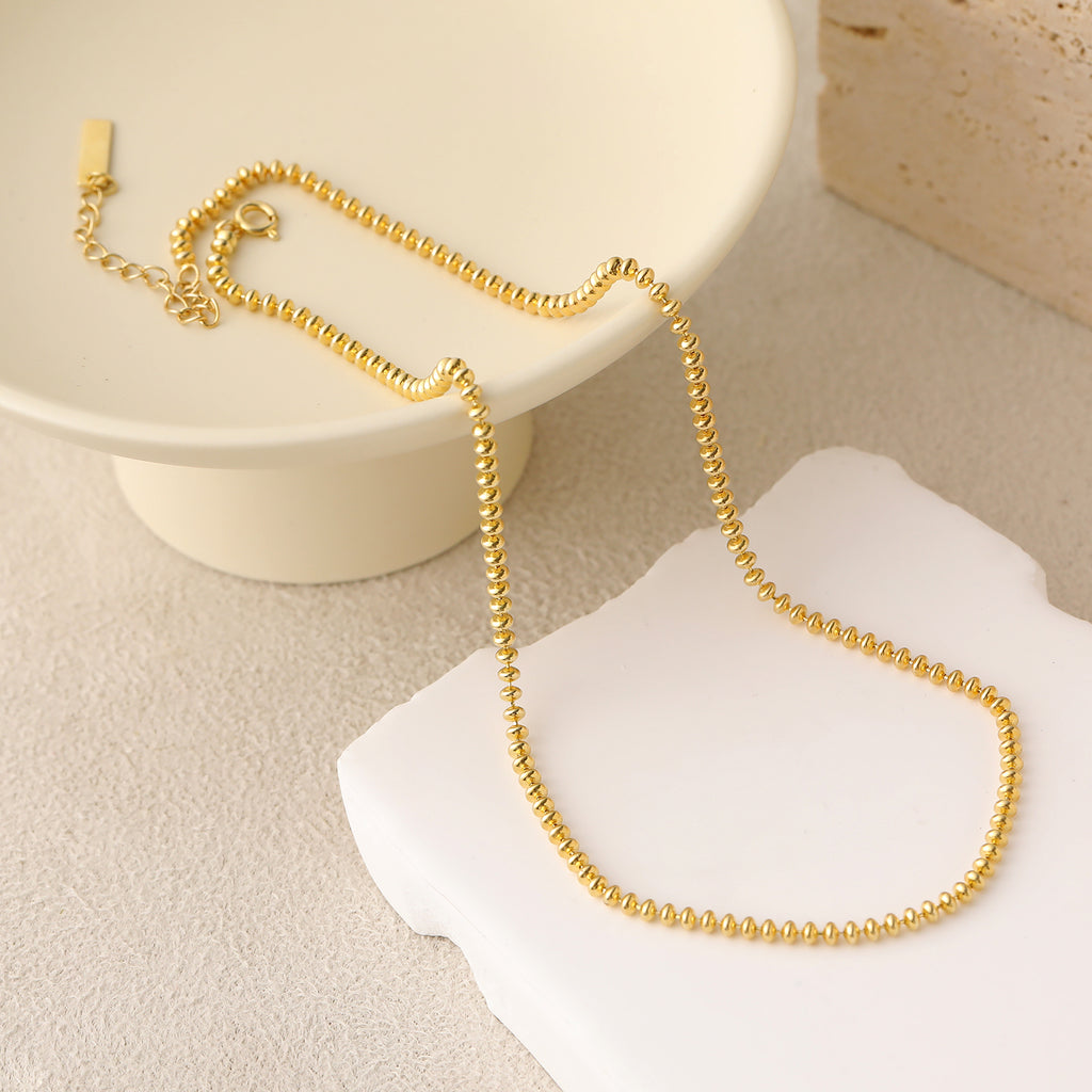 Fashion Beads Party 925 Sterling Silver Necklace