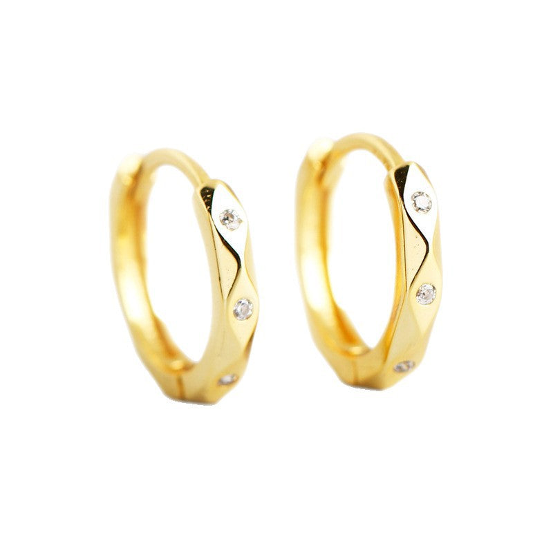 Geometric Cubic Zirconia 925 Sterling Silver Ring