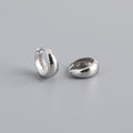 Fashionable Wide Design for Women Elegant Perfect for Daily Wear Geometric Gold 925 Sterling Silver Hoop Earrings