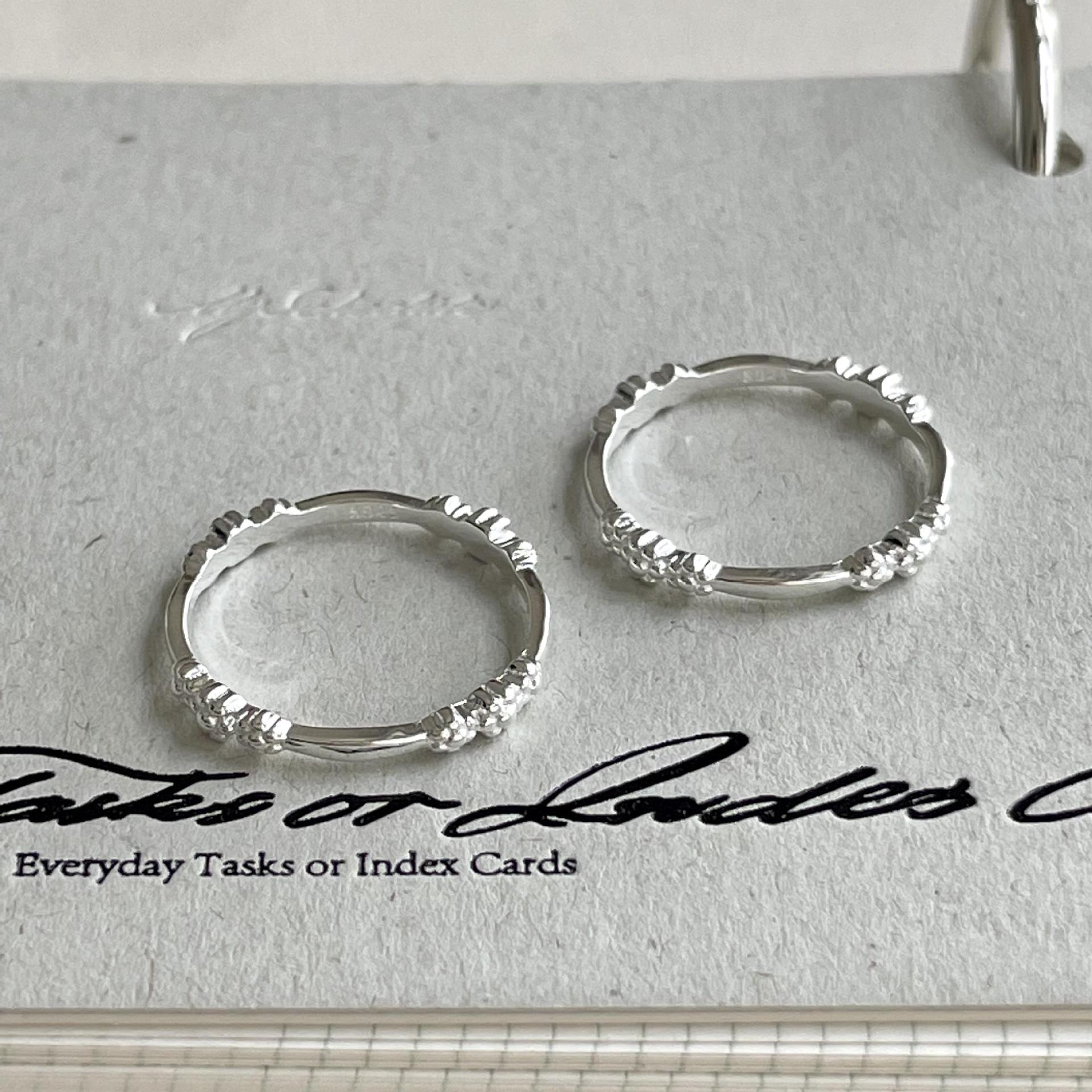 Women Beautiful Flowers 925 Sterling Silver Ring