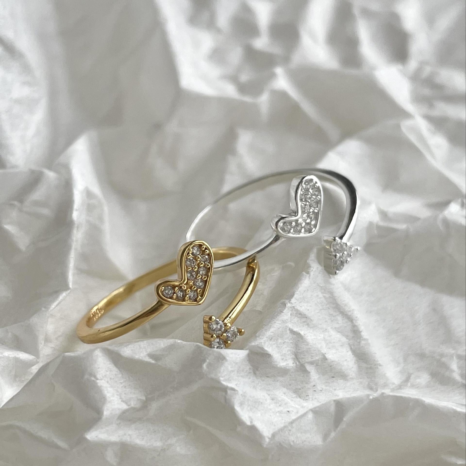 Lady Gift CZ Fish Tail Triangle 926 Sterling Silver Dangling Earrings