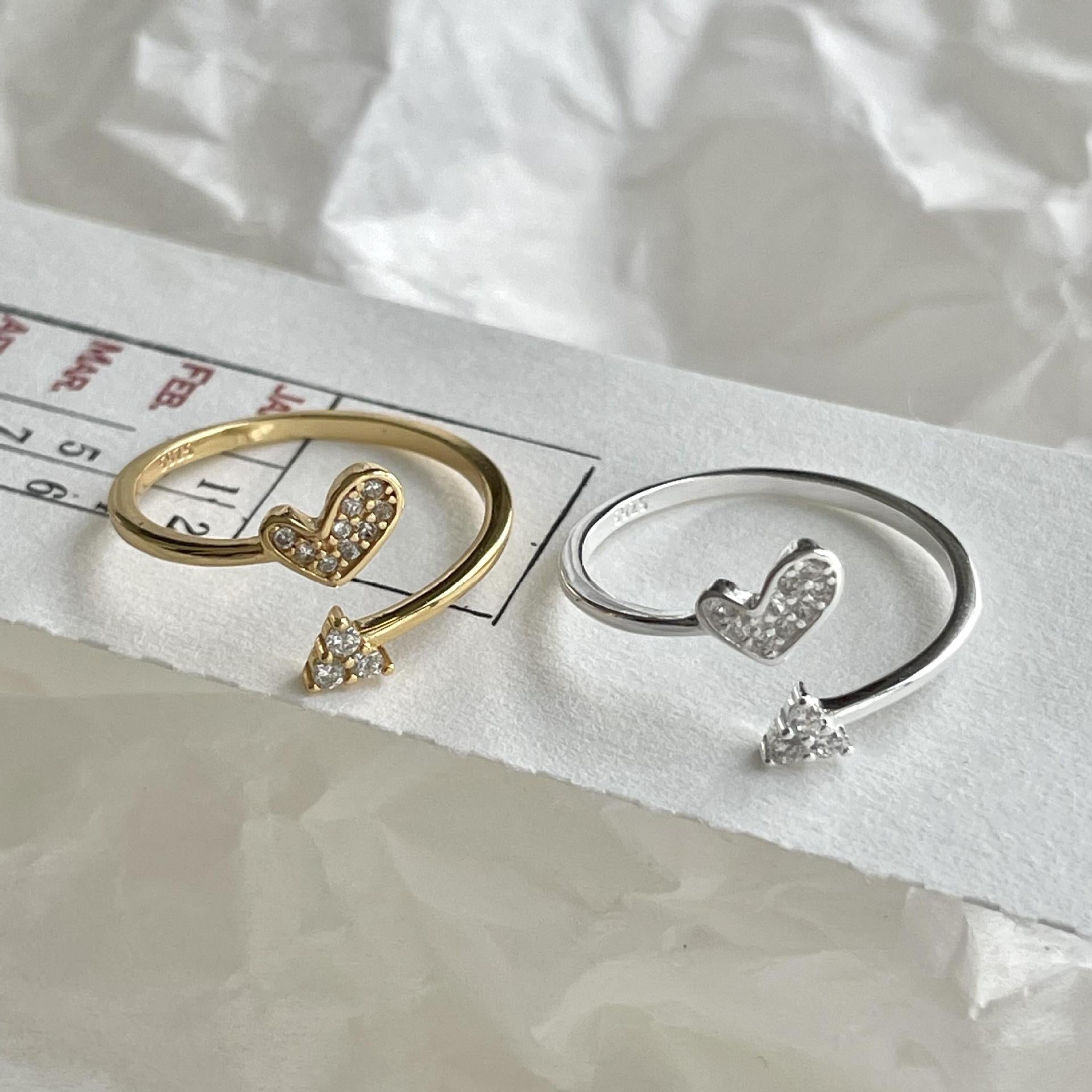 Lady Gift CZ Fish Tail Triangle 926 Sterling Silver Dangling Earrings