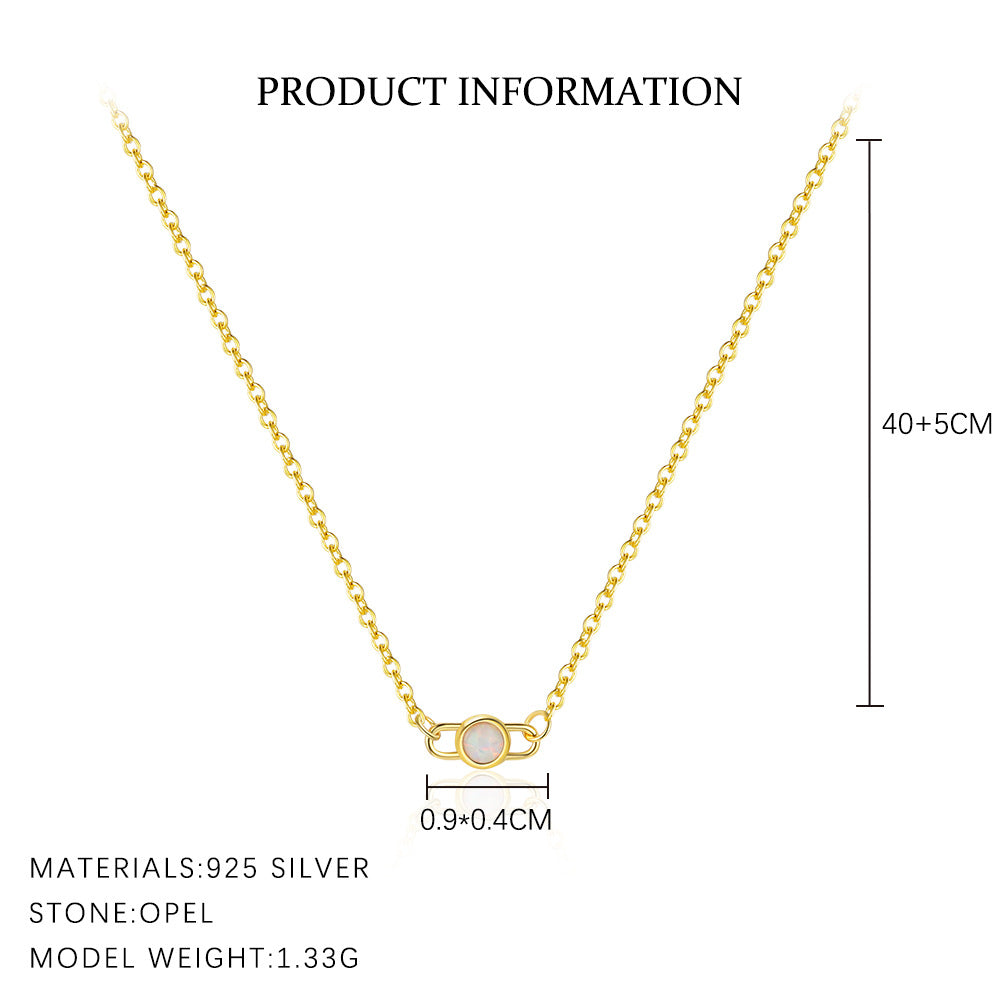 Women Elegant Natural Pearls CZ Star 925 Sterling Silver Necklace