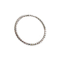 Diamond Cut Faceted Geometric Slim Knuckle Ring Silver S925 Sterling Silver Fine Stacking Ring