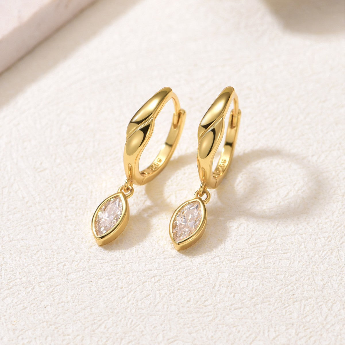 Minimalist Lightly Luxurious Moissanite Pendant   925 Sterling Silver Stud Earrings