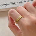 Classic CZ Star Crescent Moon 926 Sterling Silver Adjustable Ring