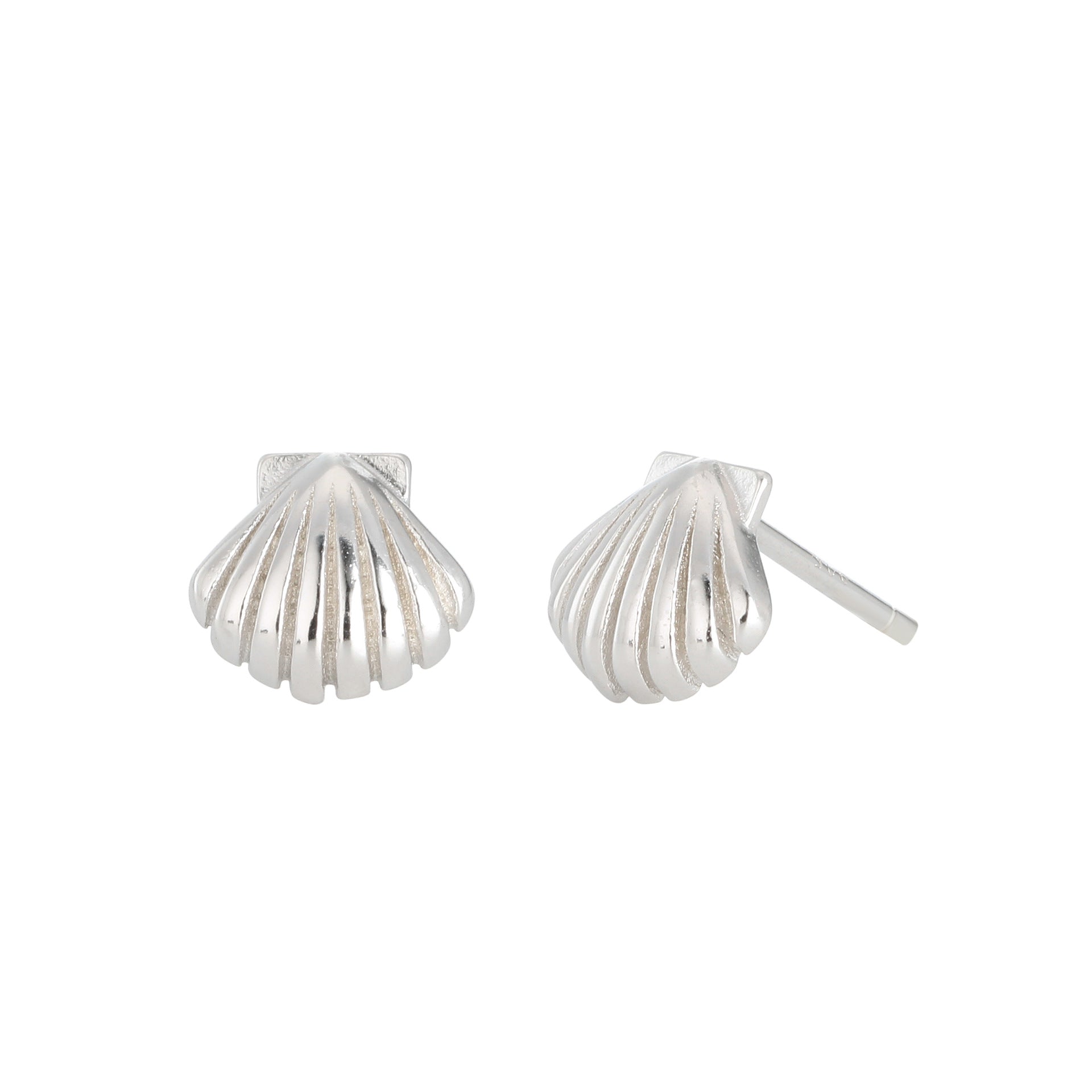 cute scallop shaped wholesale, exquisite lucky flower earrings