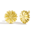 Intricately Braided Pattern Oval Shaped Hoop Earrings with Complex Texture
