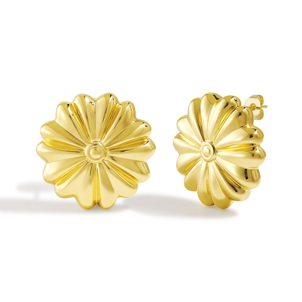 Intricately Braided Pattern Oval Shaped Hoop Earrings with Complex Texture