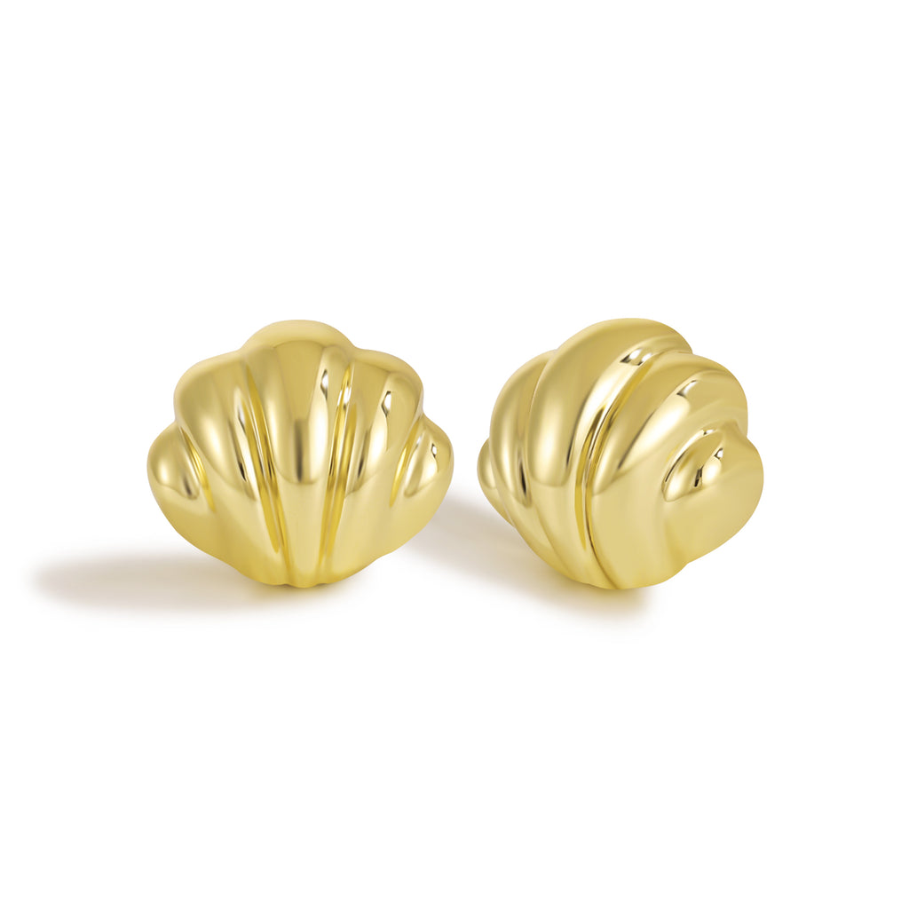 Petite Twisted Pattern Huggie Hoop Earrings with Intricate Detail