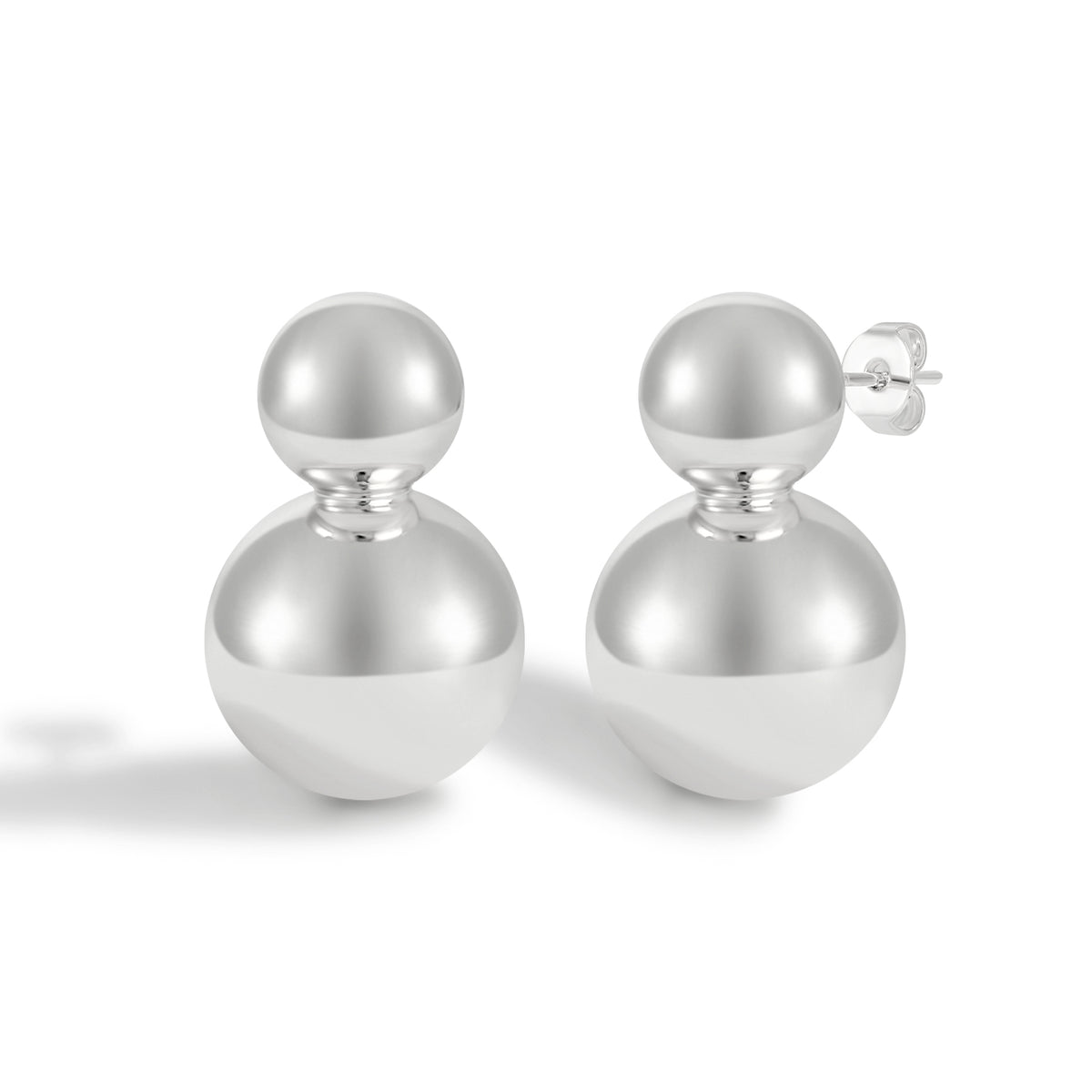 Minimalist Mini Teardrop Outline Stud Earrings with Delicate Proportions